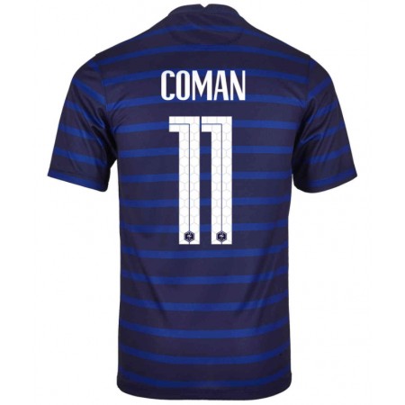 Billiga Fotbollströjor Frankrike Kingsley Coman 11 Hemma tröja EM 2020 Kortärmad
